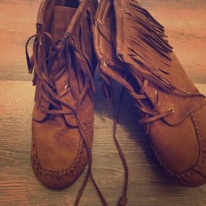 Brown Moccasin Boots